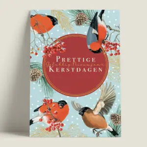 Kerstkaart Goudvinken