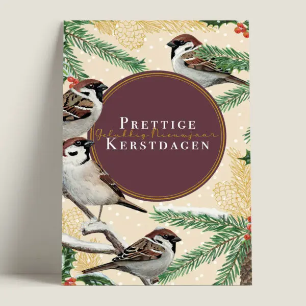 Kerstkaart Ringmussen